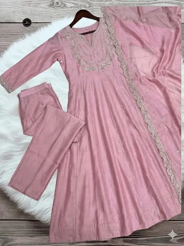 Stylish Laxmy Vol 71 Embroidery Anarkali Kurti Pant With Dupatta Collection Wholesale 2026