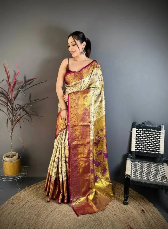 Beautiful Laxmi 1056 Kanjivaram Silk Weaving Traditional Saree Wholesale 2026