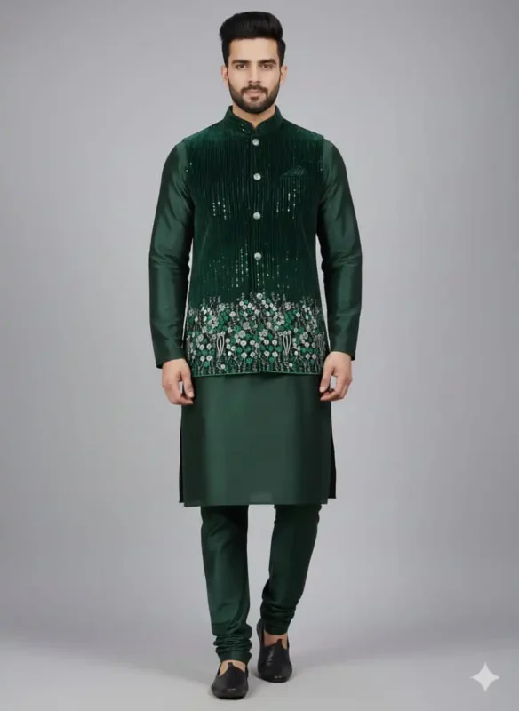 Buy Shyam Vol 78 Men Kurta Pajama With Koti For Wedding Wholesale 2026