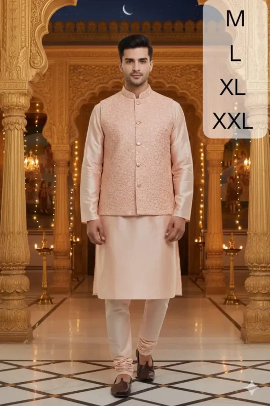 Buy Shyam Vol 88 Wedding Kurta Pajama With Koti For Men Collection Wholesale 2026