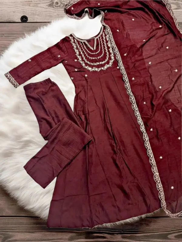 Stylish Laxmy Vol 71 Embroidery Anarkali Kurti Pant With Dupatta Collection Wholesale 2026