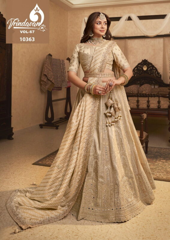 Beautiful Royal Vrindavan Vol 67 Banarasi Silk With Embroidery Lehenga Choli Collection Wholesale 2026