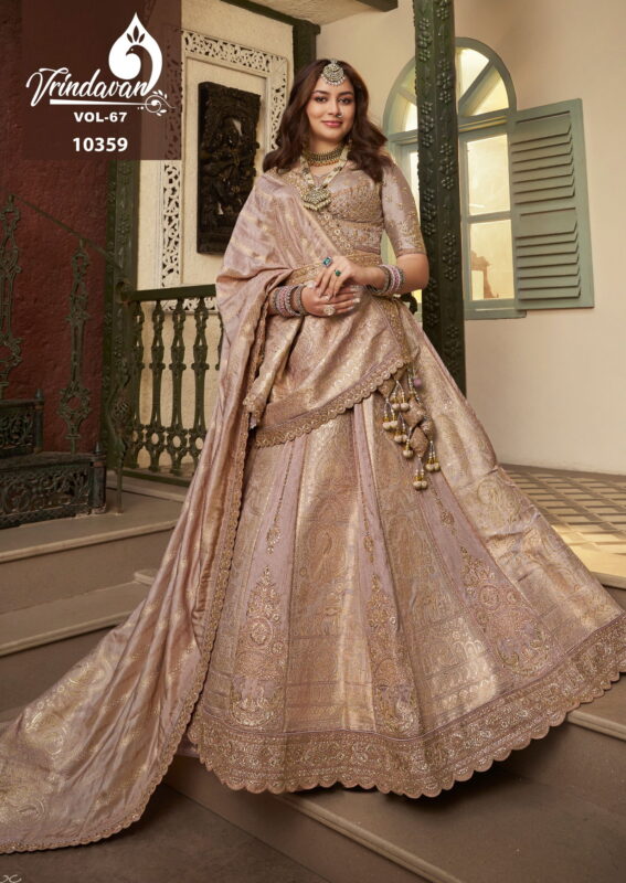 Beautiful Royal Vrindavan Vol 67 Banarasi Silk With Embroidery Lehenga Choli Collection Wholesale 2026