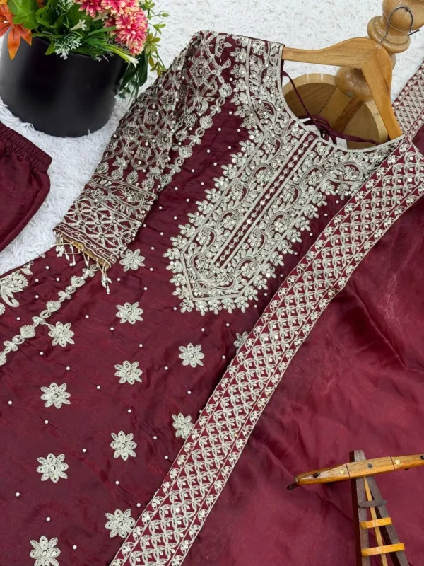 Beautiful Sabina 1698 Silk Sequence Embroidery Readymade Dress Wholesale 2026