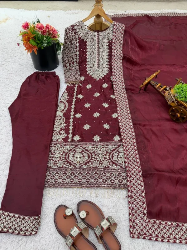 Beautiful Sabina 1698 Silk Sequence Embroidery Readymade Dress Wholesale 2026