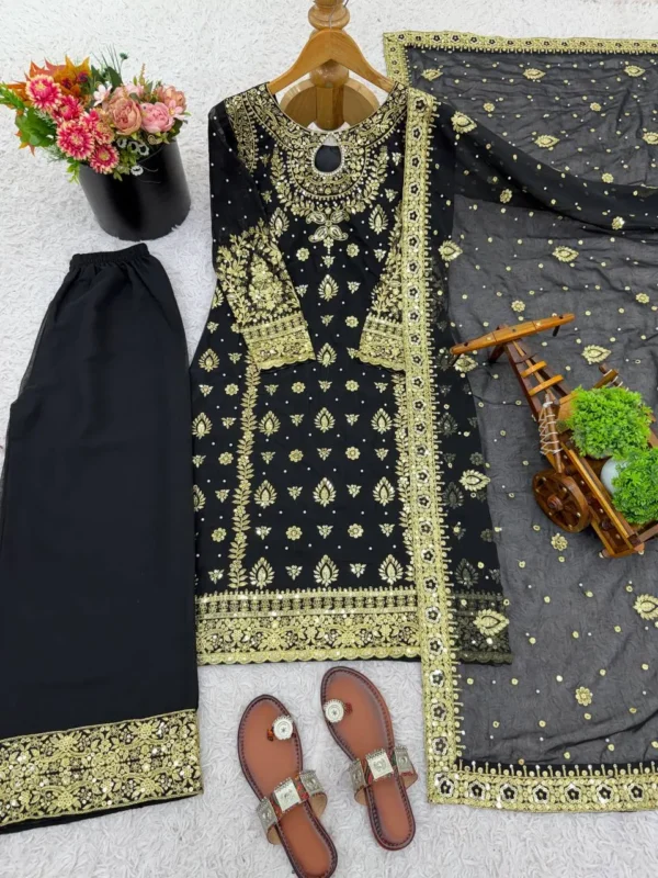 Buy Sabina 5214 Faux Georgette Christmas Readymade Dress Wholesale 2026