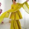 Sabina 5300 Mal Chanderi Festival Readymade Dress