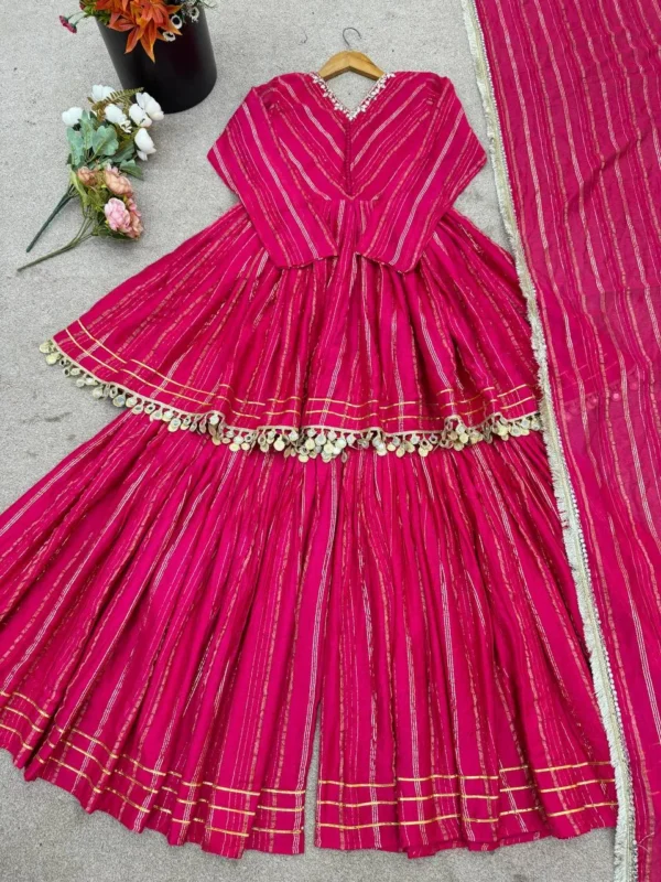 Stylish Sabina 5300 Mal Chanderi Festival Readymade Dress Wholesale 2026