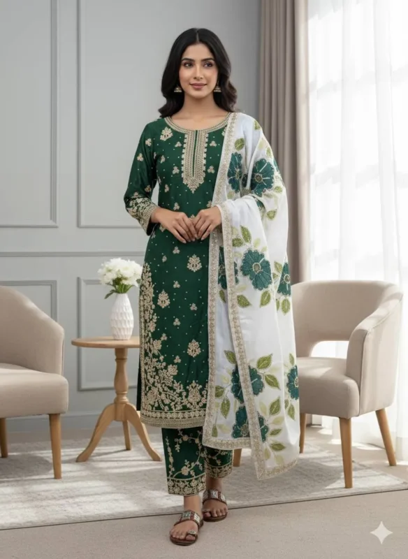 Launching Sabina 5315 Pure Silk Embroidery Festival Readymade Dress Wholesale 2026
