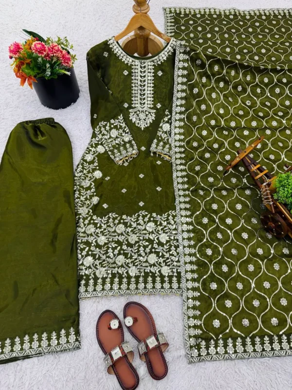 Buy Sabina 5320 Silk Embroidery Mehndi Occasion Readymade Dress Wholesale 2026