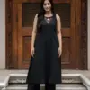 Shiv Vol 147 Black Soft Cotton Embroidery Co Ord Set