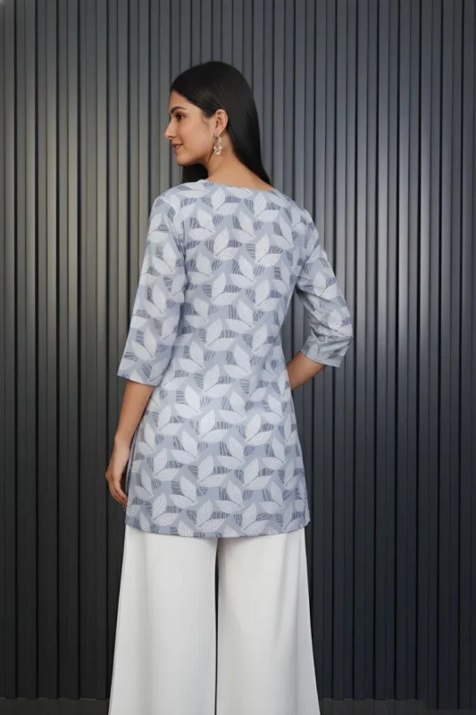 Stylish Shiv Vol 157 Grey Cotton Blend Printed Short Top Western Wear Wholesale 2026