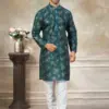 Shyam Vol 48 Silk Digital Printed Kurta Pajama Men’s Wear