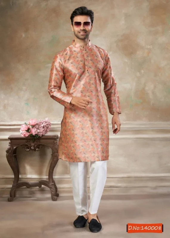 Latest Shyam Vol 48 Silk Digital Printed Kurta Pajama Men’s Wear Wholesale 2026