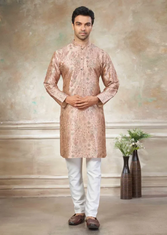 Latest Shyam Vol 48 Silk Digital Printed Kurta Pajama Men’s Wear Wholesale 2026