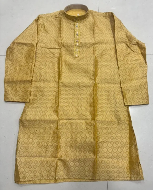 Stylish Shyam Vol 50 Heavy Jacquard Silk Kurta Pajama Men’s Wear Wholesale 2026