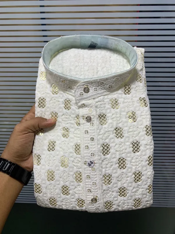 Beautiful Shyam Vol 52 Reyon Sequence Work Kurta Pajama Men’s Wear Wholesale 2026