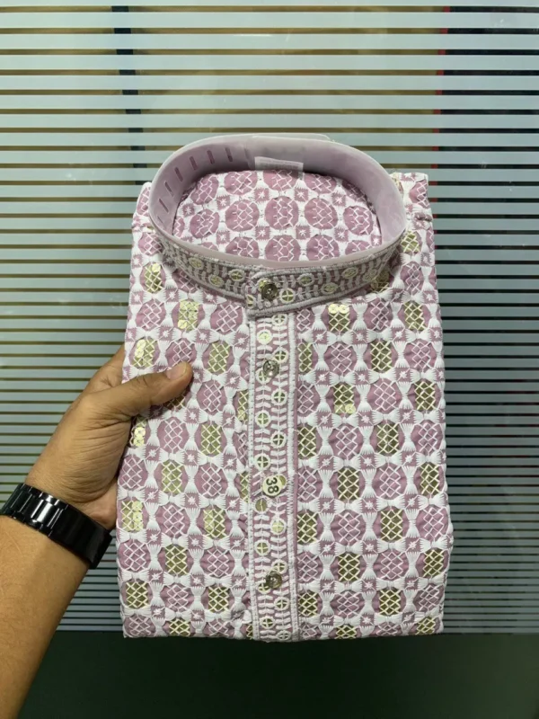 Beautiful Shyam Vol 52 Reyon Sequence Work Kurta Pajama Men’s Wear Wholesale 2026