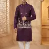 Shyam Vol 55 Malai Silk Wedding Kurta Pajama Men’s Wear