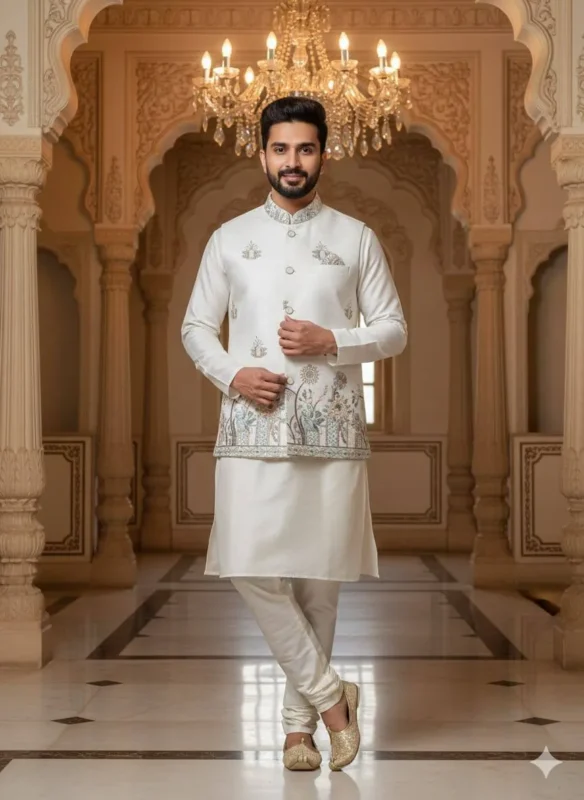 Beautiful Shyam Vol 55 Malai Silk Wedding Kurta Pajama Men’s Wear Wholesale 2026