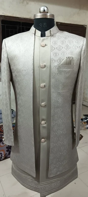 Latest ShyamA Heavy Satin Wedding Kurta Pajama With Jacket Wholesale 2026