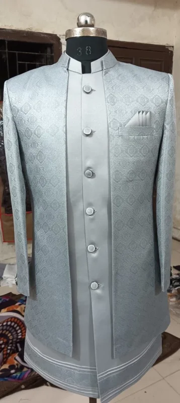 Latest ShyamA Heavy Satin Wedding Kurta Pajama With Jacket Wholesale 2026