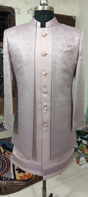 Latest ShyamA Heavy Satin Wedding Kurta Pajama With Jacket Wholesale 2026