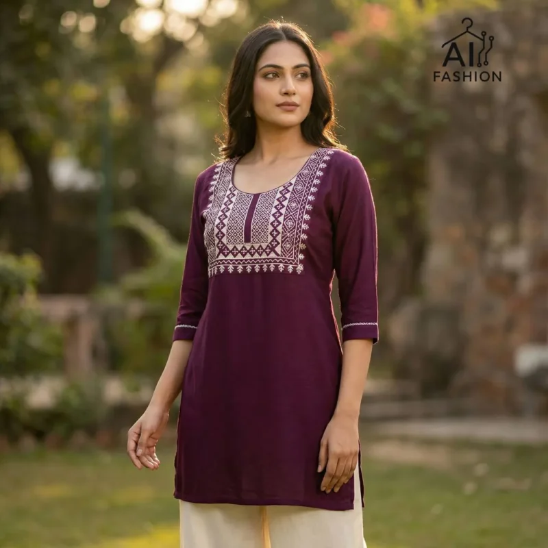 Buy SS2016 Heavy Rayon Thread Short Top Western Wear Wholesale 2026