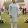 SS2016 Silk Designer Kurta Pajama Men’s Wear
