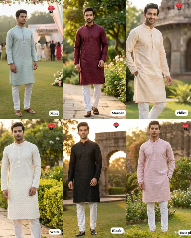 Buy SS2016 Silk Designer Kurta Pajama Men’s Wear Wholesale 2026