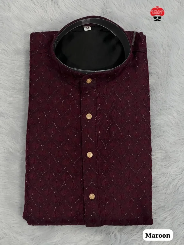 Buy SS2016 Silk Designer Kurta Pajama Men’s Wear Wholesale 2026