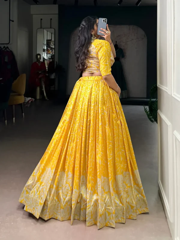 Launching WMN 1127 Tasar Silk Printed Haldi Occasion Lehenga Choli Wholesale 2026