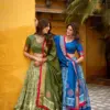 WMN 1252 Dola Silk Batik Printed Lehenga Choli