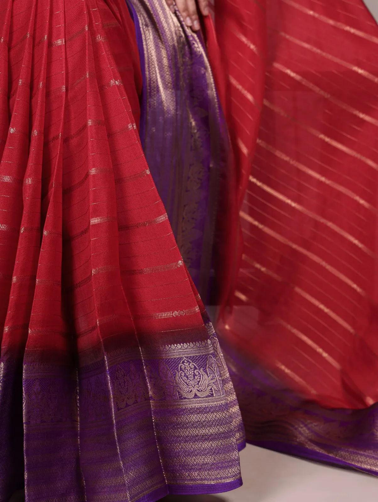 Buy WMN 7029A Crepe Zari Weaving Work Sarees Wholesale 2026