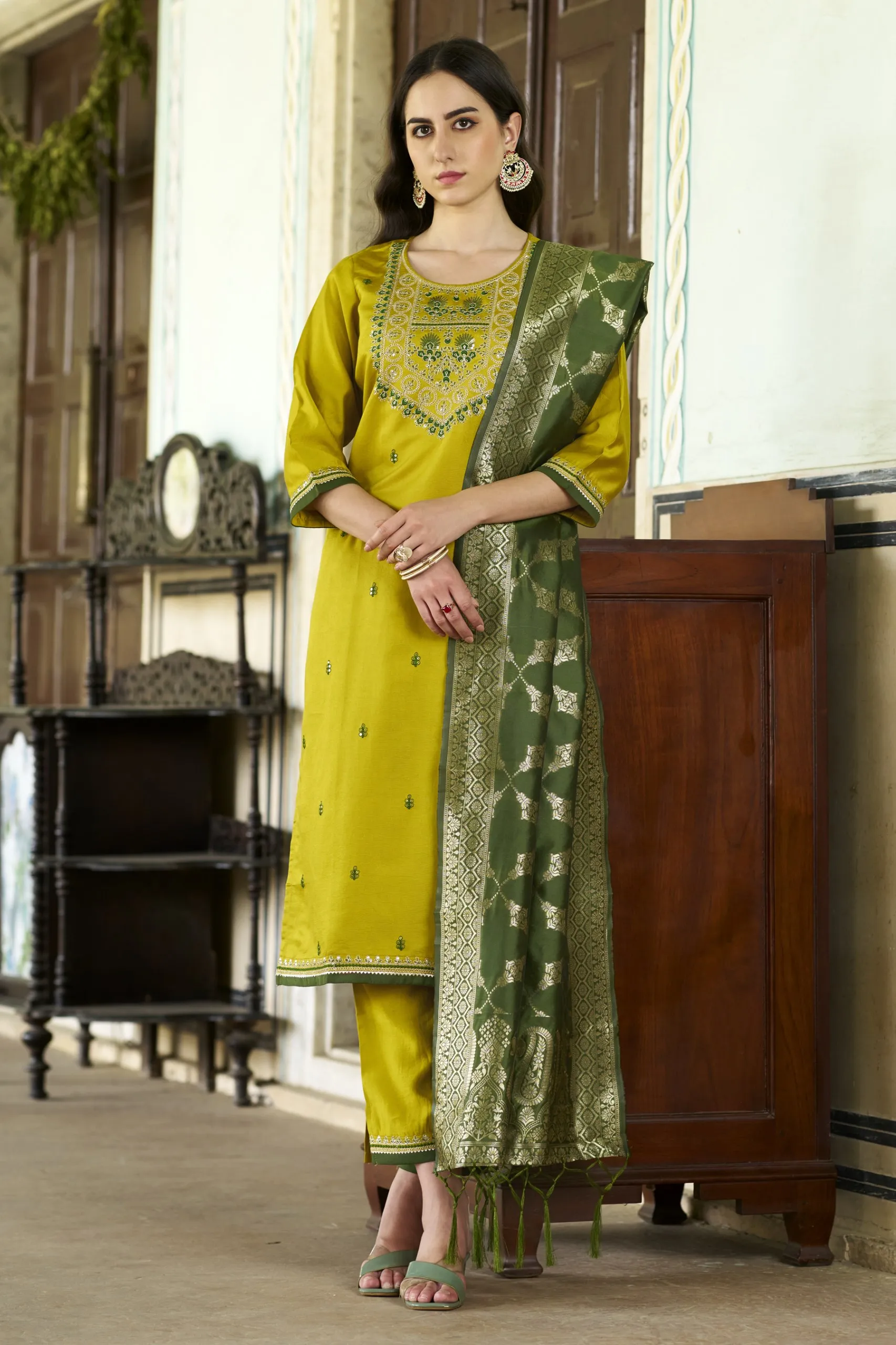 FFD Tesla Festival Embroidery Readymade Dress Wholesale