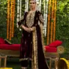 NFD 1128 Velvet Embroidery Wedding Readymade Dress Wholesale