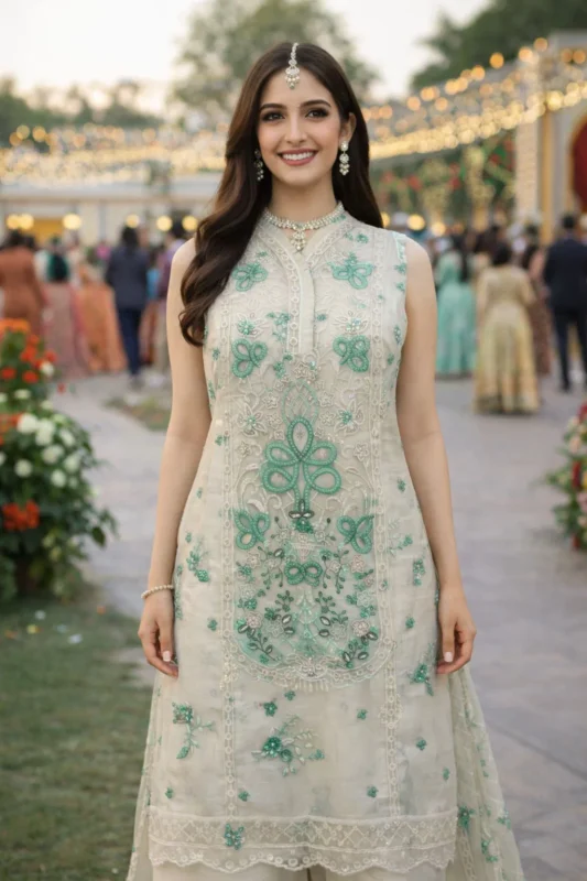 Latest Mrudangi Aafreen Chiffon Embroidered Sequence Worked Top Bottom Dupatta Collection Wholesale 2026