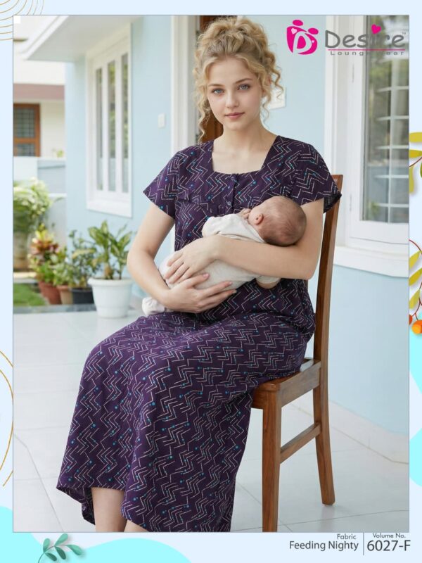 Launching Desire Feeding Nighty Vol 6027 Cotton Printed Daily Wear Nighty Collection Wholesale 2026