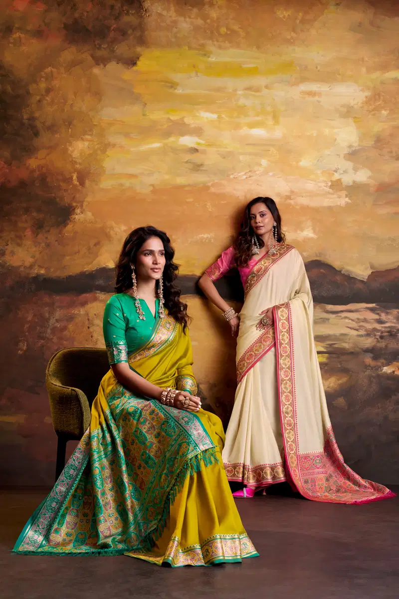 Rajpath Vrindavan Vol 2 Patola Silk Festival Wear Saree Collection Wholesale
