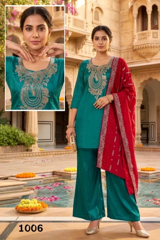 Beautiful Dnp Glamour Roman Glass Top Bottom With Dupatta Wholesale 2026
