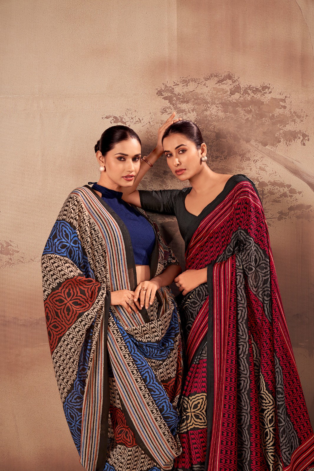 Lekha YF 7201 Poly Mal Cotton Printed Saree Collection Wholesale