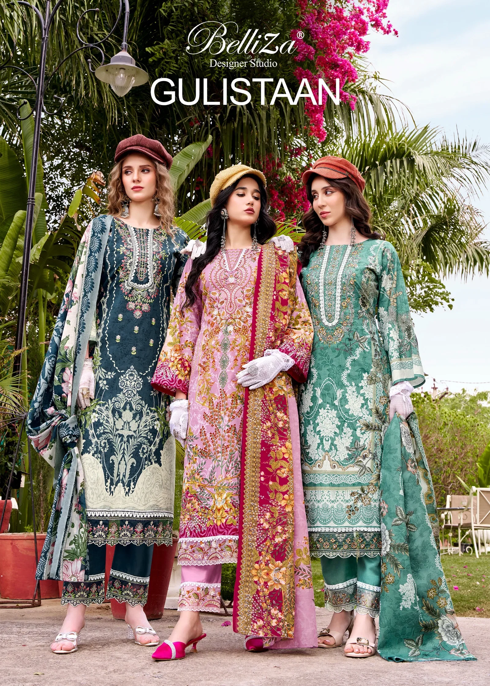 Belliza Gulistaan Cotton Digital Printed Dress Material Wholesale