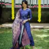 FFD Jacquard Silk Festival Readymade Dress Wholesale