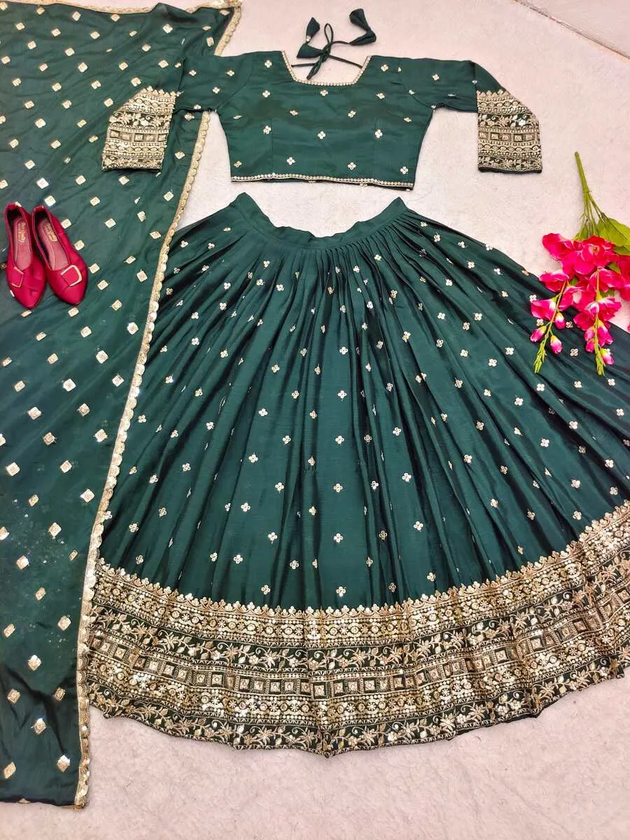 Launching FFD Chinon Party Wear Lehenga Choli Wholesale 2026