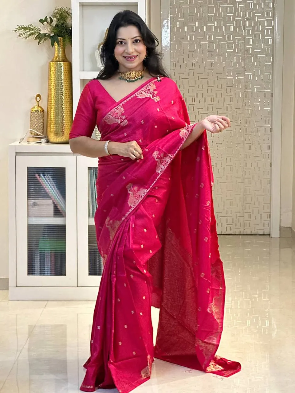 Rani 6085 Banarasi Silk Weaving Saree Wholesale
