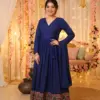 Shiv 6048 Vichitra Silk Festival Readymade Dress Wholesale