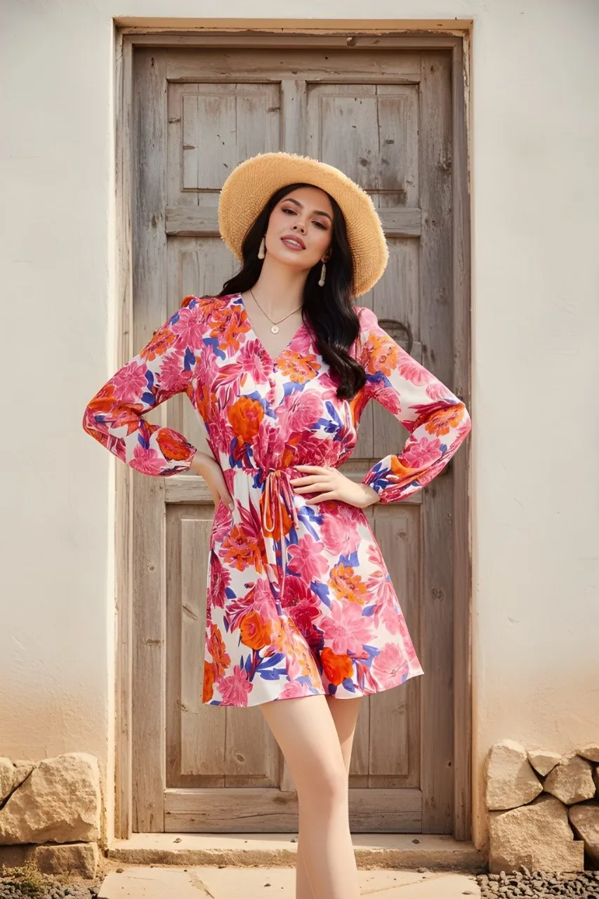 Shiv 418 Floral Printed Frock Kurti Wholesale