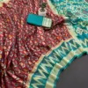 Laxmi 1058 Ikkat Silk Weaving Saree Wholesale