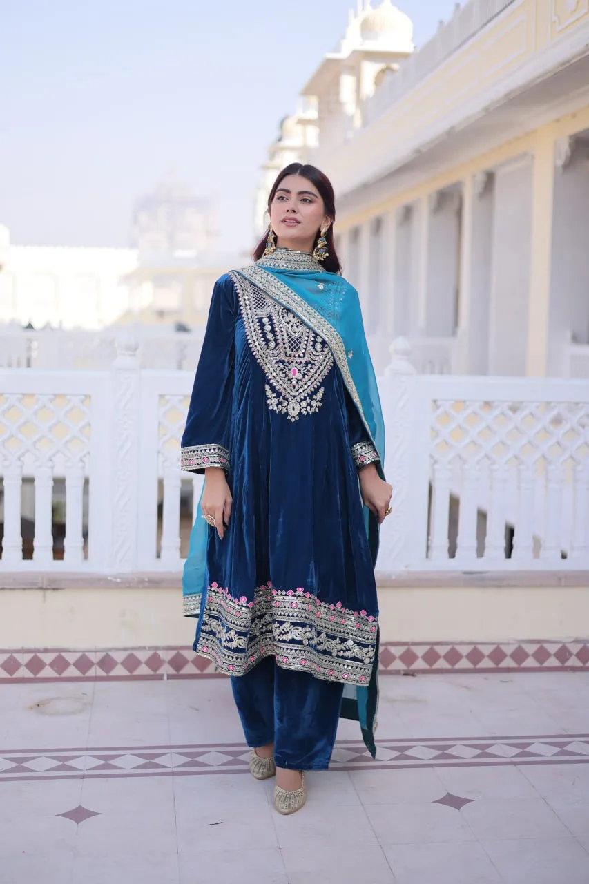 Mohini 9314 Velvet Zari Party Wear Readymade Dress Wholesale