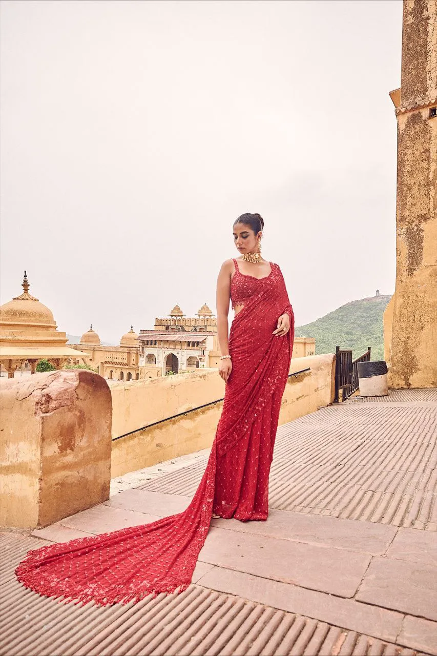 Tamanna 3467 Georgette Bollywood Party Wear Saree Wholesale